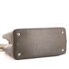 Fendi 2 Jours handbag in grey and white two tones leather - Detail D5 thumbnail