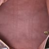 Borsa da viaggio Louis Vuitton Keepall 45 in tela monogram marrone e pelle naturale - Detail D2 thumbnail