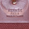 Borsa a tracolla Hermes Herbag in tela marrone e pelle marrone - Detail D4 thumbnail