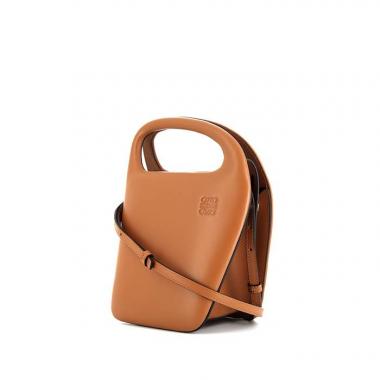 Loewe Architects D handbag in brown leather