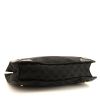 Gucci Vintage handbag in black monogram canvas and black leather - Detail D4 thumbnail