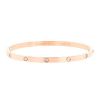 Cartier Love 6 diamants small model bracelet in pink gold and diamonds, size 17 - 00pp thumbnail