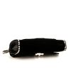 Valentino Rockstud shoulder bag in black velvet - Detail D4 thumbnail