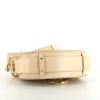 Chloé Tess small model shoulder bag in beige leather and beige suede - Detail D5 thumbnail