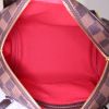 Bolso Cabás Louis Vuitton Rivington en lona a cuadros ébano y cuero esmaltado marrón - Detail D2 thumbnail