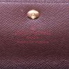 Portafogli Louis Vuitton Emilie in tela a scacchi ebana - Detail D3 thumbnail