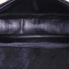 Chanel Timeless handbag in black quilted velvet and black foal - Detail D3 thumbnail