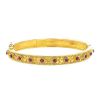 Opening Lalaounis Byzantine bangle in yellow gold and ruby - 00pp thumbnail
