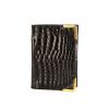 Billetera Hermès Vintage en cocodrilo negro - 360 thumbnail