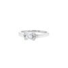 Cartier Ballerine solitaire ring in platinium and diamonds (0,21 carat) - 00pp thumbnail