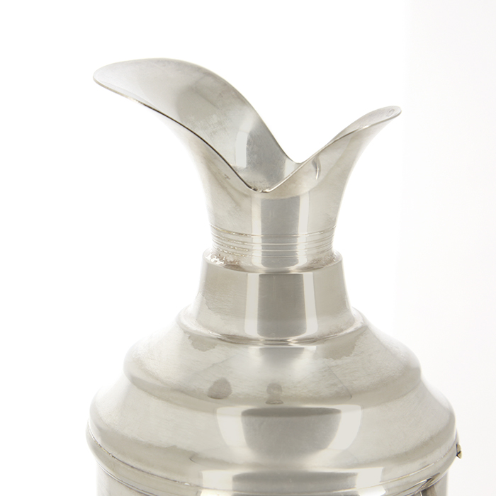 Christian Dior, important ewer in silver plated metal, signed - Detail D1