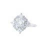Van Cleef & Arpels 1960's ring in white gold and diamonds - 00pp thumbnail