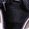 Prada handbag in grey leather - Detail D2 thumbnail