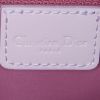 Dior Vintage shoulder bag in pink and white monogram canvas Oblique and white leather - Detail D3 thumbnail