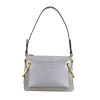 Chloé Roy Day bag worn on the shoulder or carried in the hand in blue leather and blue suede - 360 thumbnail