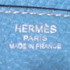 Bolso de mano Hermes Birkin 25 cm en cuero togo azul - Detail D3 thumbnail