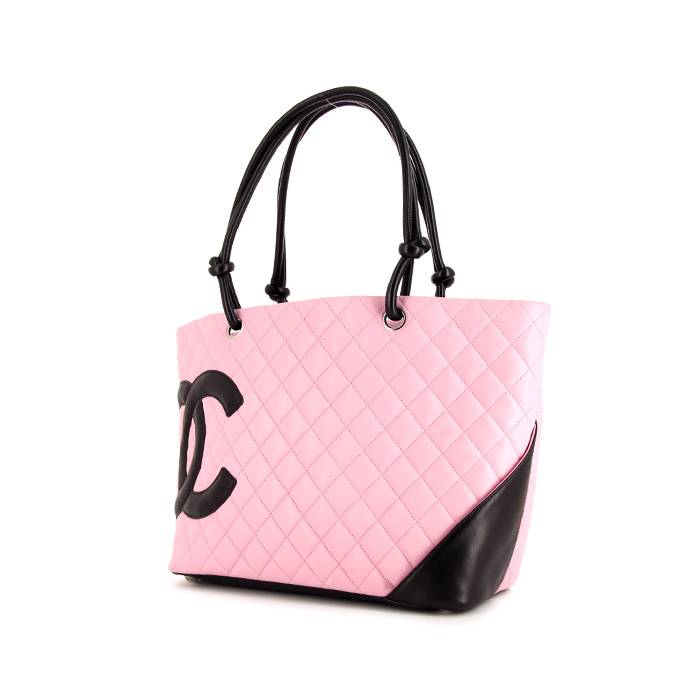 Cambon leather handbag Chanel Pink in Leather - 29750248