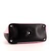 Chanel Cambon shopping bag in pink and black quilted leather - Detail D4 thumbnail