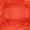 Prada Galleria large model handbag in orange leather saffiano - Detail D2 thumbnail