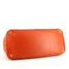 Prada Galleria large model handbag in orange leather saffiano - Detail D4 thumbnail