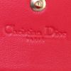 Dior Lady Dior Rendez-vous handbag/clutch in red patent quilted leather - Detail D4 thumbnail