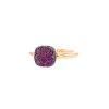 Pomellato Nudo Petit small model ring,  pink gold and ruby - 00pp thumbnail