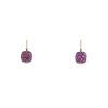 Pomellato Nudo earrings in pink gold,  white gold and ruby - 00pp thumbnail