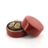 Pendientes colgantes Pomellato Ming en oro rosa y diamantes marrones - Detail D2 thumbnail