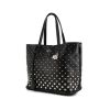 Shopping bag Alexander McQueen in pelle nera decorazione con chiodi in metallo argentato - 00pp thumbnail