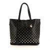 Alexander McQueen shopping bag in black leather - 360 thumbnail