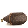 Borsa Louis Vuitton Ellipse modello piccolo in tela monogram marrone e pelle naturale - Detail D4 thumbnail
