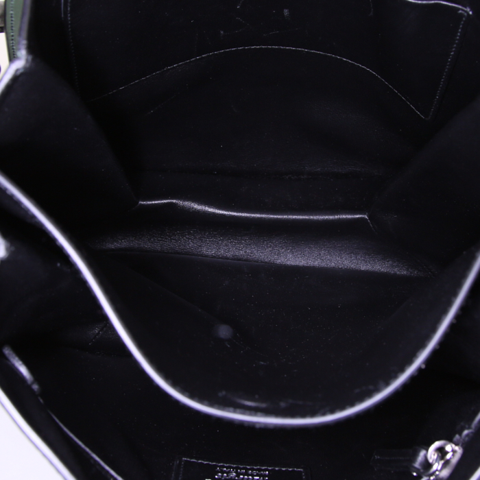 Borsa Prada Margit in pelle verde kaki - Detail D2