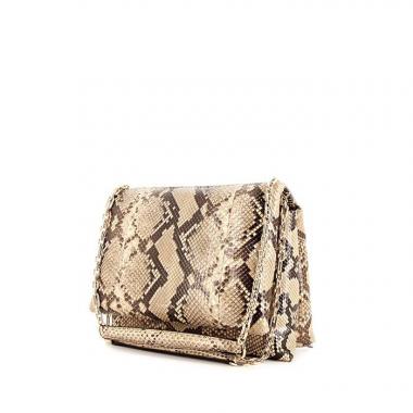 Bolso bandolera Lanvin Sugar en piel de pitón natural