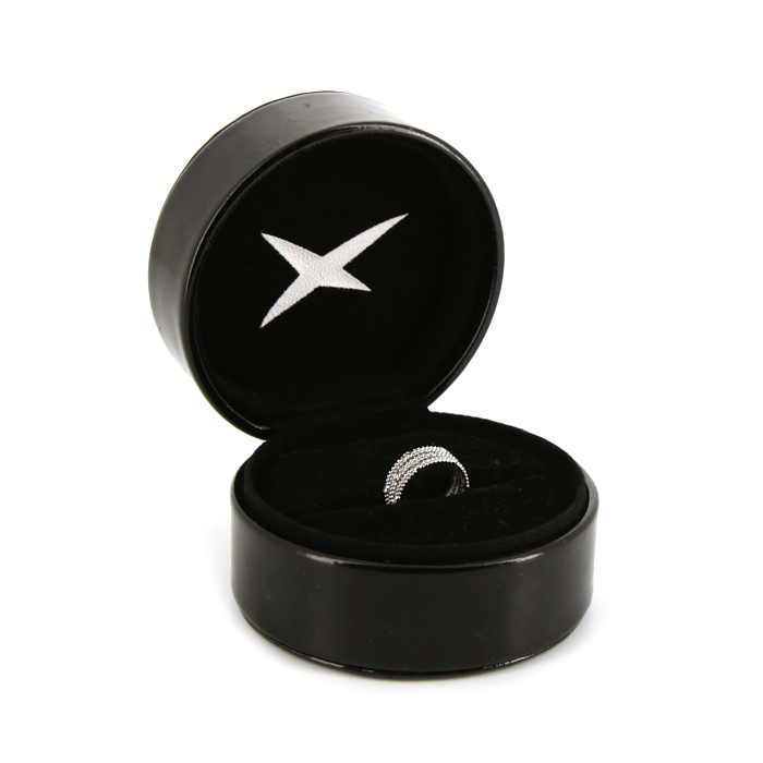 Bague Mauboussin Le Premier Jour grand modèle en or blanc et diamants - Detail D2