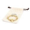 Hermes Chaine d'Ancre medium model bracelet in yellow gold - Detail D2 thumbnail