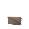 Gucci Guccissima pouch in taupe empreinte monogram leather - 00pp thumbnail