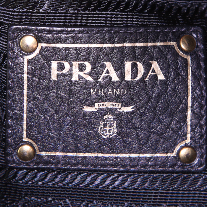 Bolso bandolera Prada en lona negra - Detail D4