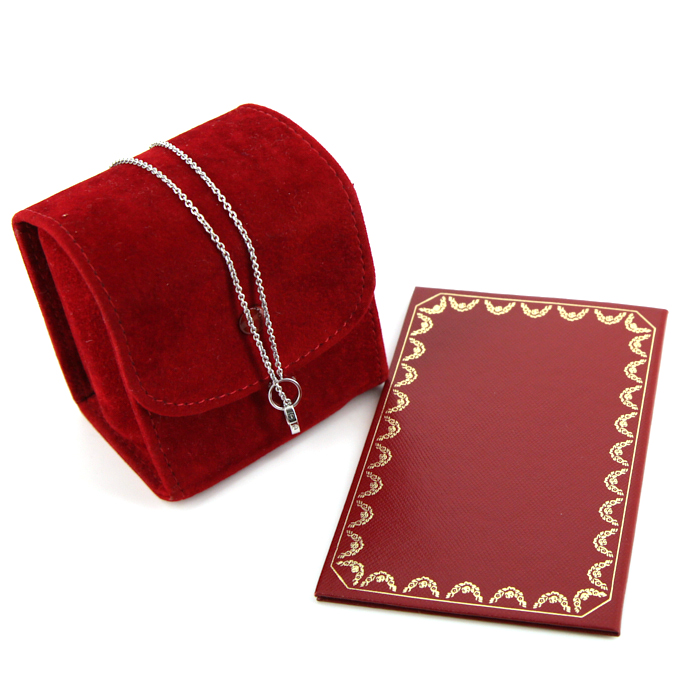 Collana Cartier Baby Love in oro bianco - Detail D2