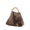 Shopping bag Louis Vuitton Artsy modello medio in tela monogram marrone e pelle naturale - 00pp thumbnail