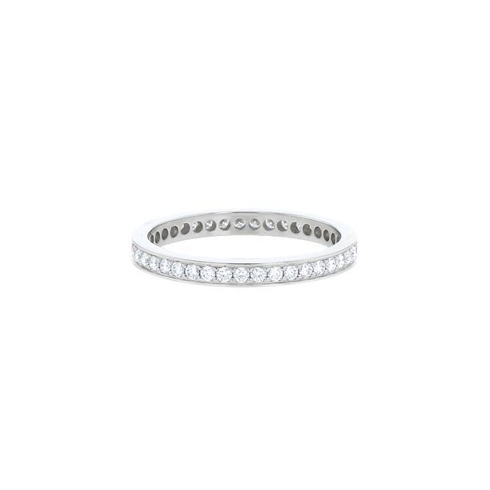 Cartier Ballerine wedding ring in platinium and diamonds - 00pp