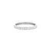 Cartier Ballerine wedding ring in platinium and diamonds - 00pp thumbnail