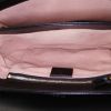 Gucci 1955 Horsebit shoulder bag in black grained leather - Detail D2 thumbnail