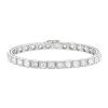 Vintage 1930's bracelet in white gold and diamonds (12.50 carats) - 00pp thumbnail