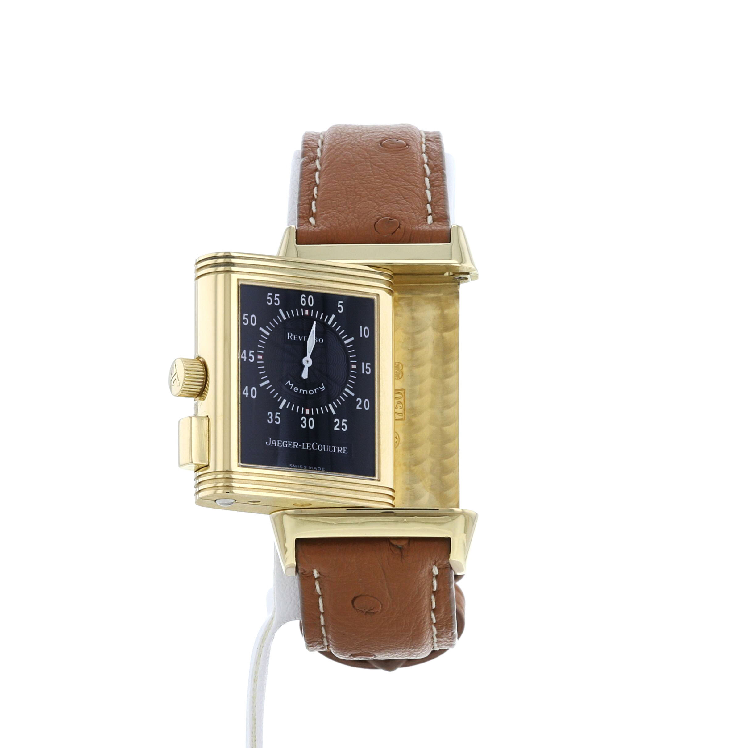 Reloj Jaeger-LeCoultre Reverso Memory de oro amarillo Ref :  255182 Circa  2000 - Detail D1
