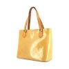 Louis Vuitton Houston handbag in gold monogram patent leather and natural leather - 00pp thumbnail