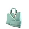 Dior Lady Dior large model handbag in blue python - 00pp thumbnail