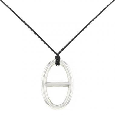 Hermes Chaine d'Ancre small model pendant in silver