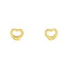 Tiffany & Co Open Heart small earrings in yellow gold - 00pp thumbnail