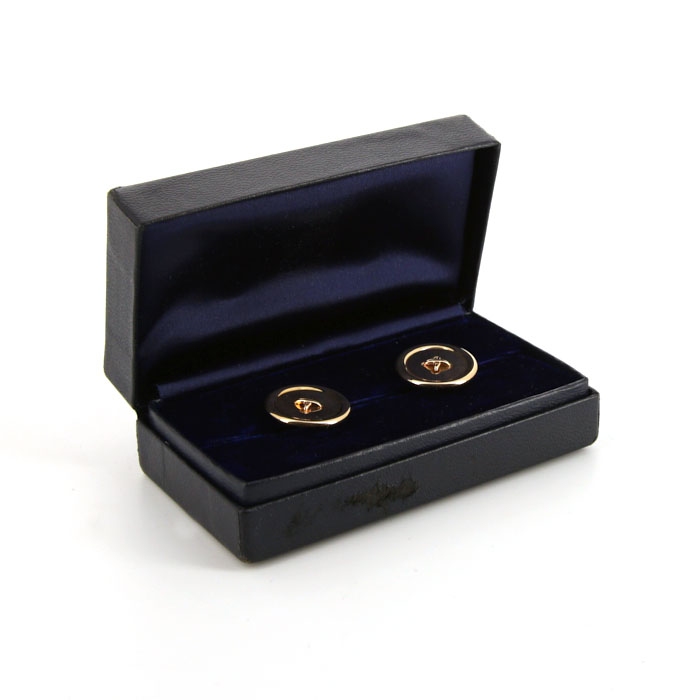 Coppia di gemelli Tiffany & Co in oro giallo 14k - Detail D2