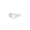 Fred Force 10 medium model ring in white gold and diamonds - 00pp thumbnail
